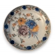 Assiette en faïence de Delft polychrome