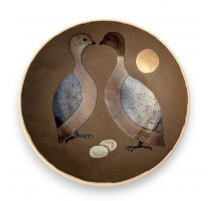 Assiette en faïence danoise