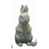 Lapin en pierre reconstituée