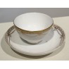 Bol et sous-tasse en porcelaine de Nyon