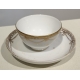 Bol et sous-tasse en porcelaine de Nyon