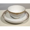 Bol et sous-tasse en porcelaine de Nyon