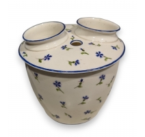 Tulipière en porclaine de Nyon Bleuets