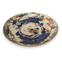 Grand plat en porclaine Imari