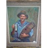 Paintings | Oil on canvas, ‘Réjouissance’, signed Moinat SA  – Antiques and home décor