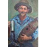 Paintings | Oil on canvas, ‘Réjouissance’, signed Moinat SA  – Antiques and home décor