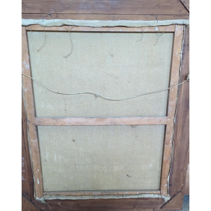 Paintings | Oil on canvas, ‘Réjouissance’, signed Moinat SA  – Antiques and home décor