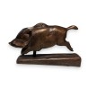 Bronze \"Sanglier courant\" par GICÉ