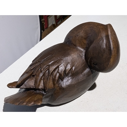 Bronze \"Canard siffleur\" par GICÉ