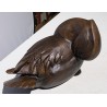 Bronze \"Canard siffleur\" par GICÉ