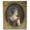 Pastel "Portrait" signé J. CHOISY 1891
