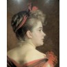 Pastel "Portrait" signé J. CHOISY 1891