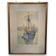 Aquarelle "St-Malo" signée Edmond BOITEL