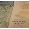Aquarelle "St-Malo" signée Edmond BOITEL