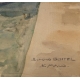 Aquarelle "St-Malo" signée Edmond BOITEL