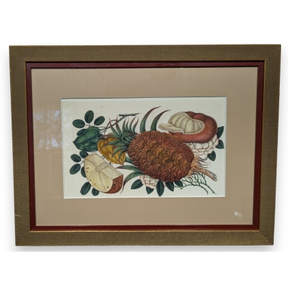 Peinture \"Fruits\" sur papier de riz