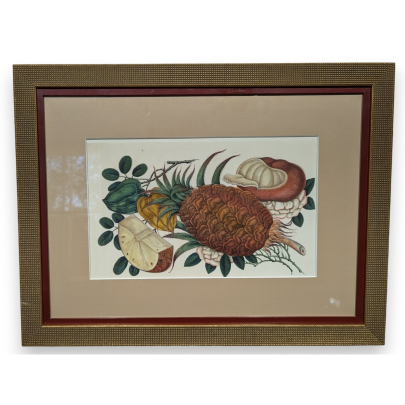 Peinture \"Fruits\" sur papier de riz