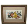 Peinture \"Fruits\" sur papier de riz