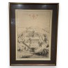 Gravure "Abbaye de port royal des champs"
