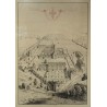Gravure "Abbaye de port royal des champs"