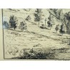 Gravure "Abbaye de port royal des champs"