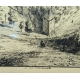 Gravure "Abbaye de port royal des champs"