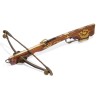 Hunting crossbow made of cherry wood and bone