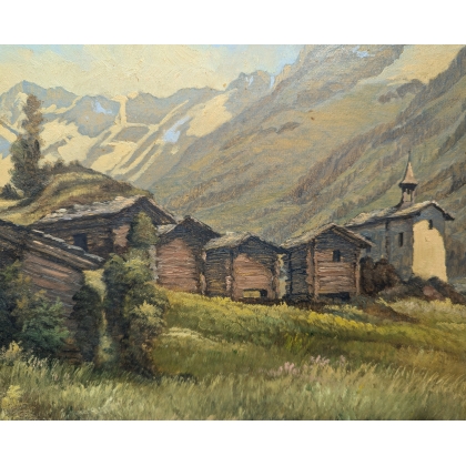 Tableau \"Eisten\" signé A. PONCI 27