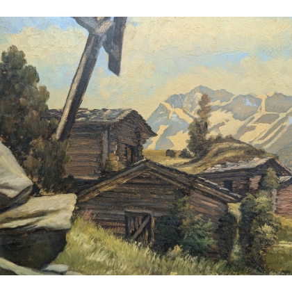 Tableau \"Eisten\" signé A. PONCI 27