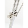 Decorative chrome-plated metal telescope
