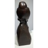 Bronze \"Faucon Hobereau\" signé Robert HAINARD
