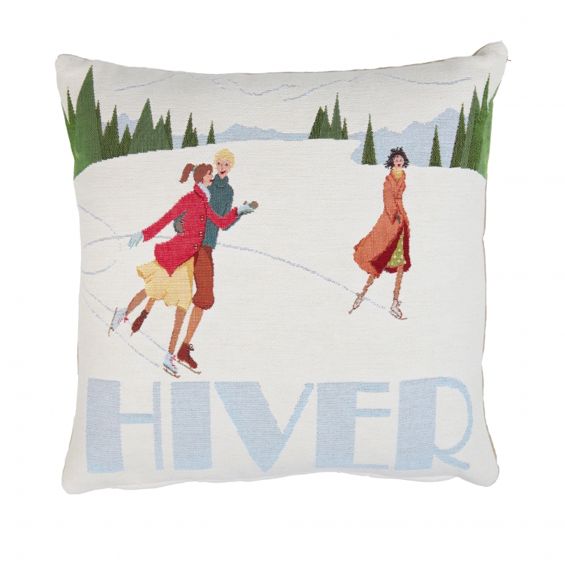 "WINTER" Ice Skating Cushion