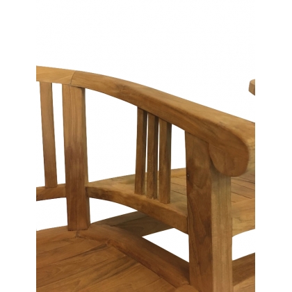 Banc de jardin double \"Betawi\" enfant en teck