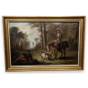 Paintings | French oil painting on panel by Moinat SA  - Antiques and home décor