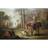 Paintings | French oil painting on panel by Moinat SA  - Antiques and home décor