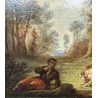 Paintings | French oil painting on panel by Moinat SA  - Antiques and home décor