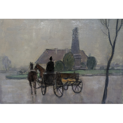 Tableau \"Ködlen\" signée POLYA