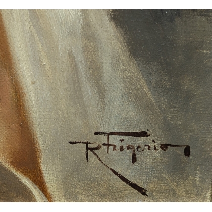Paintings | Oil on canvas painting ‘Portrait of a Man’ – Moinat SA – Antiques and Decor