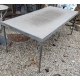 Ensemble de jardin en fer forgé gris