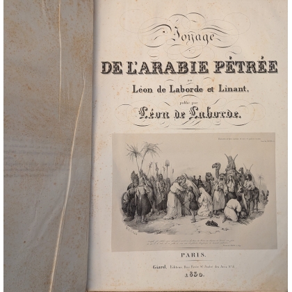 Livre \"Voyage de l\'Arabie Pétrée\" par Laborde