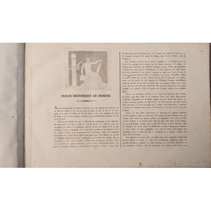Livre \"Ruines de Pompeii\" par Wilkins
