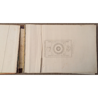 Livre \"Decorazioni Architettonic\" par Percier