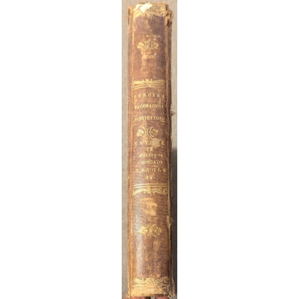Livre \"Decorazioni Architettonic\" par Percier