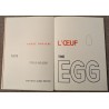 Livre \"L\'oeuf/The egg\" par Bruyère