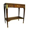 Directoire-style bedside table in cherry wood, top by  Moinat SA  - Antiques and home décor