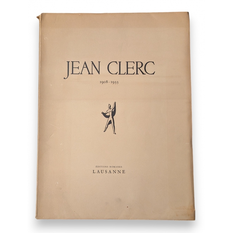 Livre \"Jean Clerc 1908-1933\"