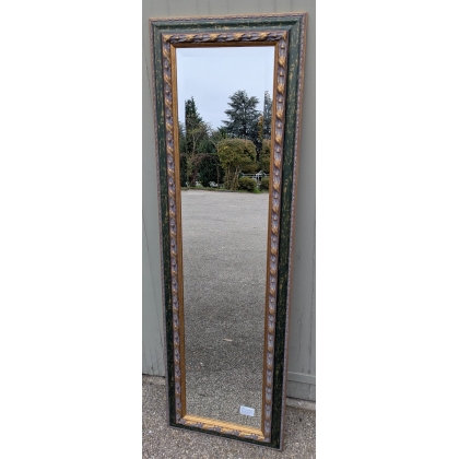  Miroir rectangulaire vert et doré sur  Moinat SA  - Antiquités décoration