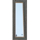 Miroir rectangulaire vert et doré
