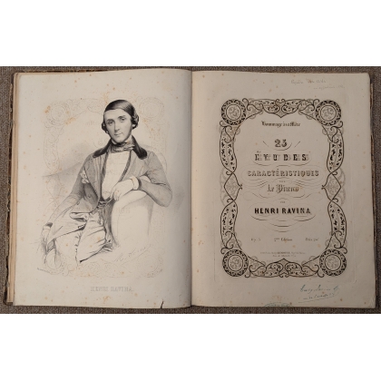 Livre \"25 études caractéristiques pour le piano\"