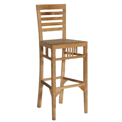 Chaise de bar de jardin \"Betawi\" en teck